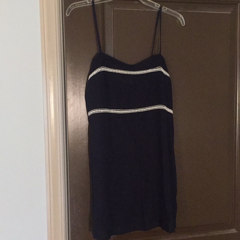 NAVY MINI SUN DRESS